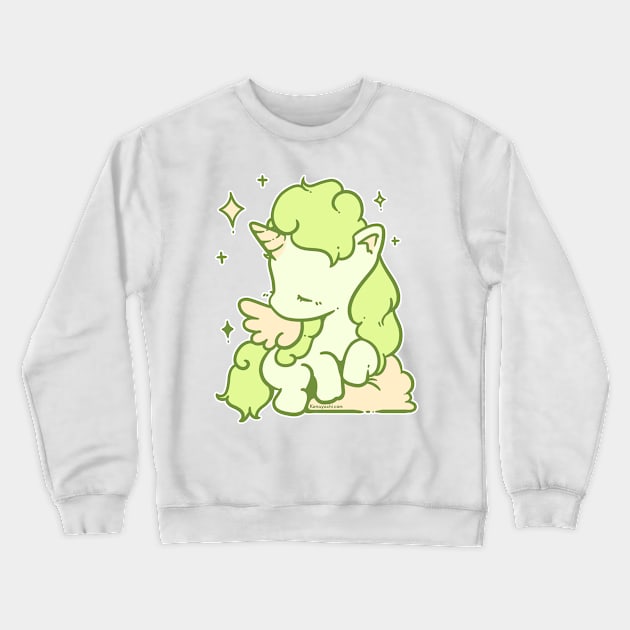 Soft Unicorn (Melon Green) Crewneck Sweatshirt by Konayachi